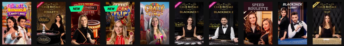 Betinia casino live