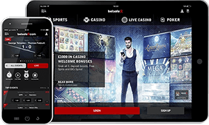 Voit pelata Betsafella joko Android- tai iOS -mobiililaitteella erillisen mobiilisovelluksen kautta