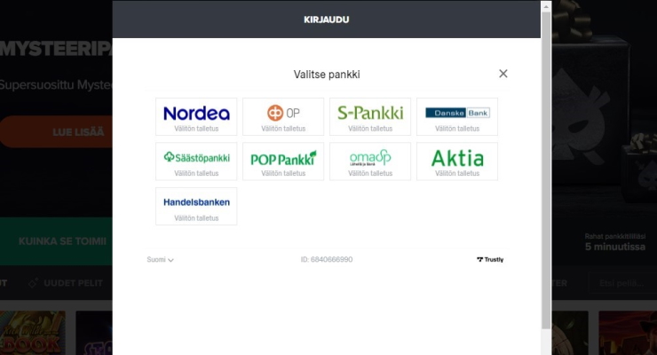 Ninja Casinolle pelisivusto