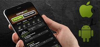 ComeOn kasinon nettisivut ovat responsiiviset, joten voit pelata siellä millä tahansa mobiililaitteella
