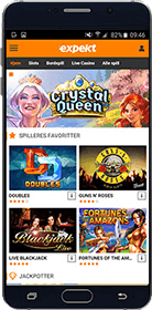 Expekt mobiilikasinolle pääsee kaikilla mobiililaitteilla