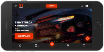 N1 tarjoaa mobiilisovelluksen sekä Android että iOS -käyttäjille